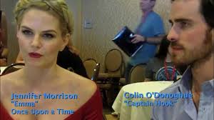 SDCC 2014: Jennifer Morrison "Emma" & Colin O'Donoghue "Hook" from Once  Upon a Time