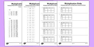 Multiplication using area model worksheets was created by combining each of gallery on kids worksheets , kids worksheets is match and guidelines that suggested for you, for enthusiasm about you search. Multiplying 3 Digit Numbers By 2 Digit Numbers Using Grid Method Worksheet