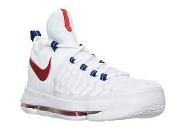 Nike Kd 9 Usa Release Date 843392 160 Sneakernews Com Nike Mens Nike Shoes White Athletic Shoes