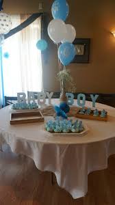 Dessert Table Baby Boy Cardboard Letters And Center Piece For Baby Shower Baby Shower Table Boy Baby Shower Table Baby Shower Table Favors