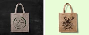 Mockup De Bolsa De Tela Ecologica Jorgelessin Com Burlap Bag Tote Bag Reusable Tote Bags