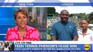 Corey and candi gauff celebrate after their daughter cori coco gauff of the u.s. How 15 Year Old Us Wimbledon Sensation Coco Gauff S Coach Father Inspired Her To Fight Injustice Daily Mail Online