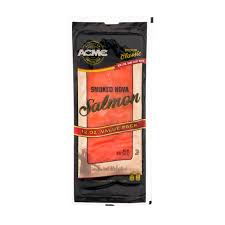 Save On Acme Nova Smoked Salmon Ready To Eat Pre Sliced Fresh Order Online Delivery Stop Shop
