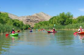 Paddling your way down the mighty destination sports has been offering river kayaking tours and kayak rentals for over 20 years. Jones Studio Inc Jsi Verde River Float
