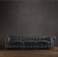 Zwarte Chesterfield Vintage Pinterest Lederen Bank Meubels Leren Bank
