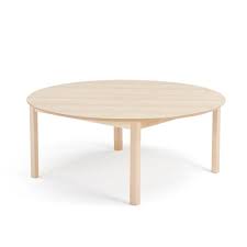 Finally, the storage is sufficient as the under cubby works. Children S Table Zet Round Birch 1200x550 Mm Aj Products Online
