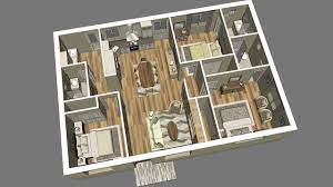 Three bedroom house plans are ideal for first homebuyers our modern contemporary home plans are up to date with the newest layouts and design trends. House Design Plans 100m2 With 3 Bedrooms Full Interior Youtube
