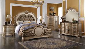 Infinity Panel Bedroom Set Gold Gold Bedroom Luxurious Bedrooms King Bedroom Sets