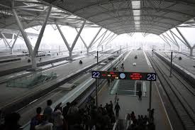 High Speed Trains At The South Train Station In Guangzhou China Zhuhai Guangzhou Macau