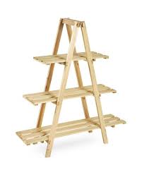 Gardenline Wooden Plant Stand Aldi Uk