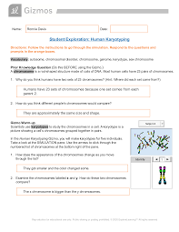 1 work i selected answers, appendix a human karyotyping work, 14, period chromosome and karyotype review, ccut n paste karyotyping. Darlington High Darlington Sci 105ronnie Davis Gizmo Human Karyotyping 11771655