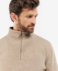 Men's barbour nelson sales half zip sweater
