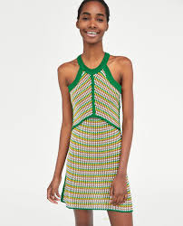 Image 2 Of Multicolored Crochet Dress From Zara Abiti All Uncinetto Abito Crochet Abbigliamento