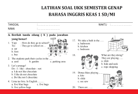 Berikut ini admin akan memberikan refrensi contoh soal untuk sahabat sbi yang dapat sahabat sbi berikan kepada anak atau adik sahabat sbi yang akan mengikuti uas. Soal Pat Bahasa Inggris Kelas 1 Sd Semester Genap Tahun 2021 Beserta Jawabannya Info Pendidikan Terbaru