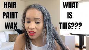 1oz will cover average hair and beard twice. I Tried Hair Paint Wax Temporary Hair Dye For Natural Hair White Youtube