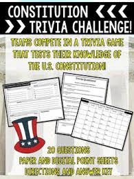 Perhaps it was the unique r. The Us Constitution Review Games For Civics And U S History Tpt