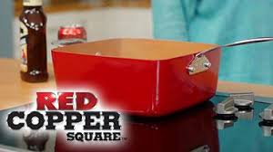 Red Copper Square Pan Official Site All Purpose Copper Ceramic Square Pan With Double The Cooking Copper Square Red Copper Square Pan Copper Cooking Pan
