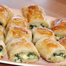 Spinach And Ricotta Rolls Recipe Yummly Recipe Savory Snacks Savoury Food Recipes