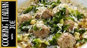 How To Make Authentic Italian Wedding Soup Cooking Italian With Joe Youtube Italian Wedding Soup Italian Wedding Soup Recipe Italian Recipes