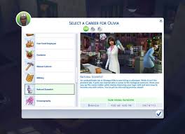Introducing the sims 4 turbo careers mod pack! Natural Scientist Career From Ts2 U Mod Sims 4 Mod Mod For Sims 4