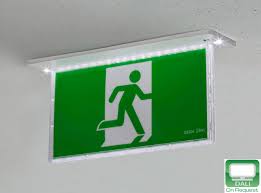 Staatliche Sicherheitsausrustung Sicherheit Gebaudeinstandhaltung Recessed Emergency Lights Blade Exit Box Led Or Fluorescent Fire Exit Lights Business Industrie Wwtrek Com