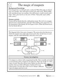 All the topics are covered in the 4th grade worksheets. Magnets And Magnetic Fields Worksheet Nidecmege