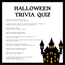 Choosing your halloween costume is half the battle. 10 Best Printable Halloween Trivia And Answers Printablee Com