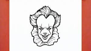 A man whose girlfriend gets killed by the clown. How To Draw Pennywise The Clown From It Youtube