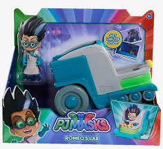 Masks coloring pages image transparent free download seek pj. Pj Masks Vehicle Pj Masks Romeo S Lab Vehicle Figure Free Transparent Png Download Pngkey