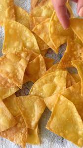Homemade Tortilla Chips From Corn Tortillas Video Tortilla Chips Homemade Tortilla Chips Homemade Chips