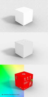 Download 1 1 1 Simple 3d Box Mockup 2 0 Box Mockup Box Design Mockup