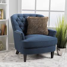 Amazon Com Alfred Grey Fabric Club Chair With Ottoman Kitchen Amp Dining Club Chairs Chair Tufted Club Chairs