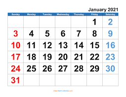 Awal pergantian tahun baru biasanya selalu di iringi dengan pergantian kalender dari tahun lama ke tahun baru. Monthly Calendar 2021 Free Download Editable And Printable