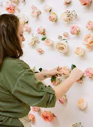 Sharing is caring, don't forget to share ! Inspiration How To Make A Floral Backdrop Lou What Wear Floral Backdrop Diy Flower Wall Backdrops