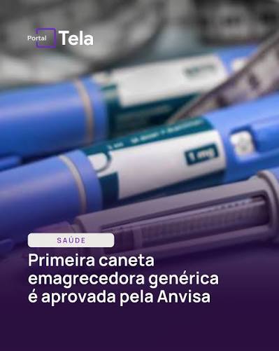 CANETAS DE SEMAGLUTIDA A Anvisa aprovou o registro de duas novas canetas de semaglutida para o tratamento do diabetes tipo 2. Uma delas será o primeiro genérico da substância no Brasil, produzido