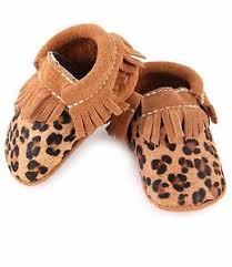 Details About First Steps Baby Moccasin With Hair On Calf Leopard