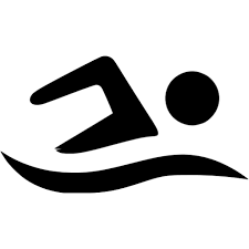 black swimming icon free black swimming icons