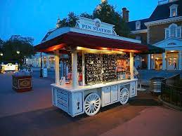 Pin Station Food Cart Mobile Food Cart Food Kiosk