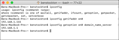 How To Use Mac Terminal To Identify Network Settings