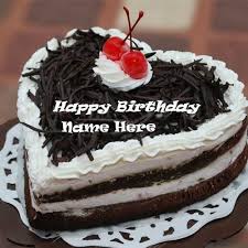 Photo Upload Name Editor Happy Birthday Chocolate Cake With Name Edit Heart Shaped Chocolate Birthday Cake With Name Edit Happy Birthday Chocolate Cake Birthday Cake Pictures Cake Writing