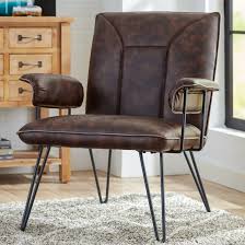 Features Faux Leather Upholstery Metal Legs With Blue Gray Powder Coated Finish Chair Design Arm Chair Uphol Side Chairs Chair Leather Accent Chair