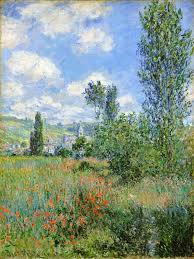 Claude Monet Lane In The Poppy Fields Ile Saint Martin 1880 Monet Art Claude Monet Claude Monet Art