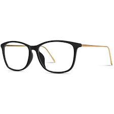 Arden Rectangular Blue Light Blocking Glasses Glasses Trendy Eyewear Light Blue