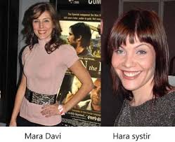 Mara Davi and an Icelandic singer from the sister duet called "Hara" which  was