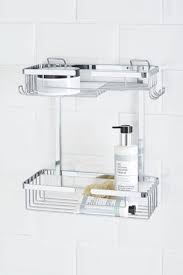 Two Tier Wire Shower Caddy Shower Caddy Corner Shower Caddy Shower Accessories