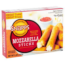 Maybe you would like to learn more about one of these? Snapps Mozzarella Sticks 5 Oz Walmart Com Walmart Com