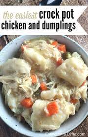 Crock Pot Chicken And Dumplings Recipe Best Crock Pot Chicken Pot Pie