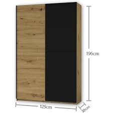 Schrank schiebetüren oder schiebetüren schrank ?? Schrank Schiebeturen Schwebeturen Kleiderschrank Ca 125 X 196 X 38 Cm Fast Artisan Eiche Nb Deine Tante Emma De