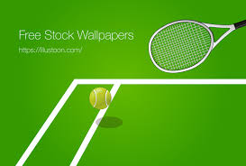 hit ball with tennis racket wallpaper