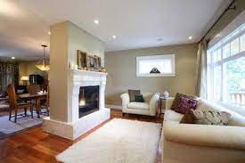 Fireplace In Middle Room Design Ideas Pictures Remodel And Decor Cottage Living Rooms Home Fireplace Fireplace Design